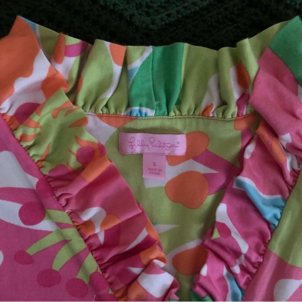Lilly Pulitzer Clare silk jersey dress HTF EUC - Picture 4 of 7